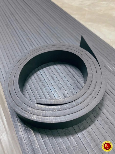 Nam châm dẻo hút 2 mặt 20x5x1000mm. Nam châm làm rèm, nam châm thang máy